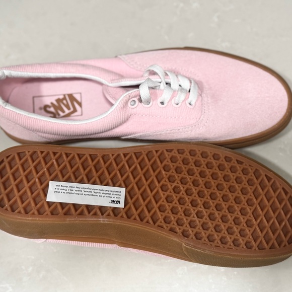 Vans Shoes - Vans Light Pink Canvas Shoes with Gum Sole